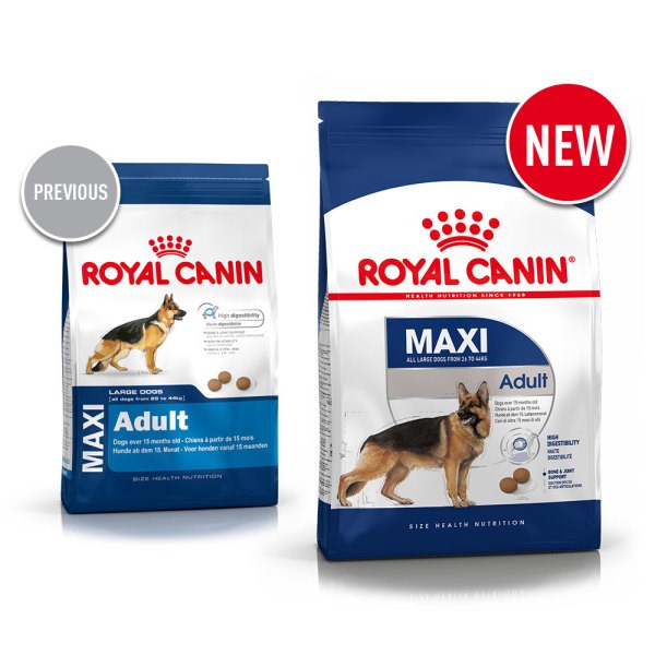 ROYAL Canin Maxi Adult - храна за возрасни кучиња од големи раси (26 кг - 44 кг) и возраст од 15 месци до 5 години